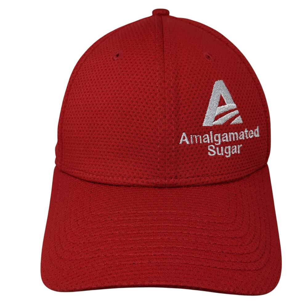 Amalgamated Sugar Nyssa Fitted Hat Red Medium Embroidered New Era